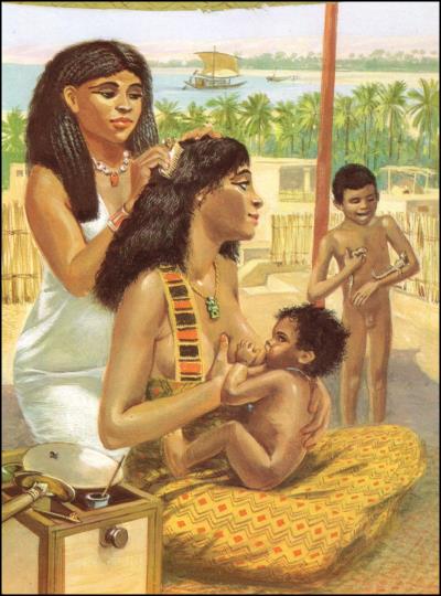 La coiffure chez la femme égyptienne
