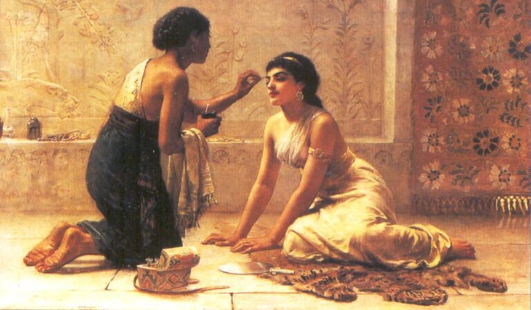 Les égyptiens cultivaient l’art du parfum