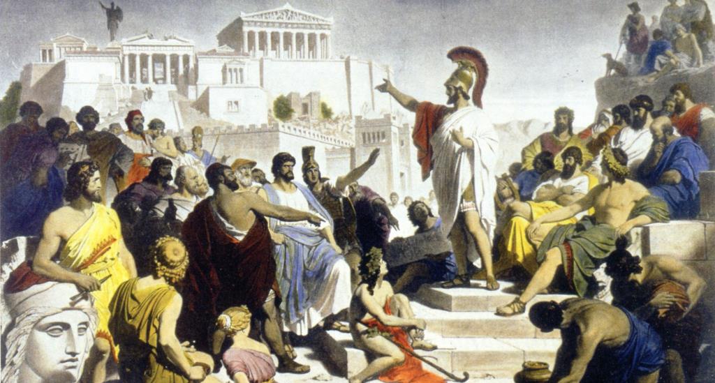 La démocratie dans la cité d'Athènes à son âge d'or