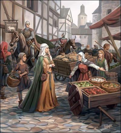 La place des femmes dans l'artisanat au Moyen-âge.