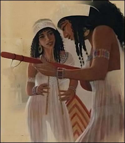 Les parfums étaient en vogue dans les fêtes de l'Egypte antique