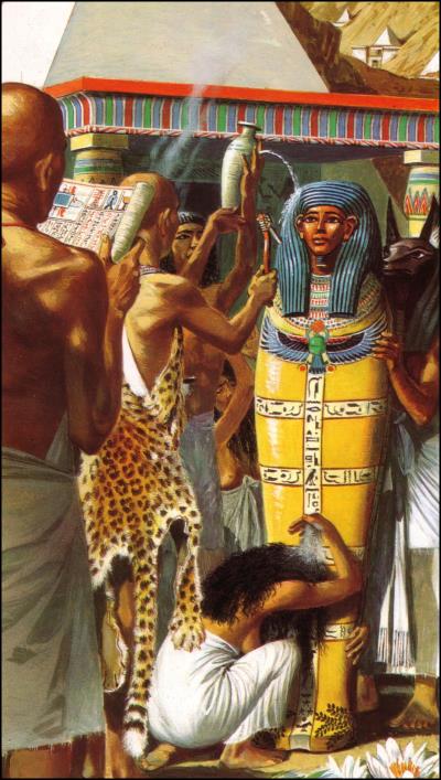 Rites pour la survie du mort dans l'au-delà dans l'Egypte antique