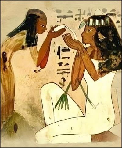 Les égyptiens cultivaient l'art du parfum