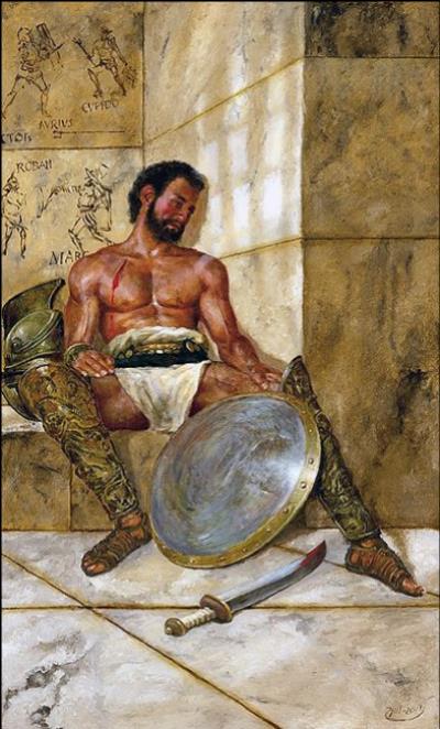 Le gladiateur représente un investissement dans l'Empire romain