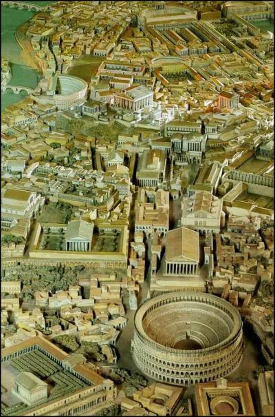 Aucun plan d'urbanisation dans la Rome antique