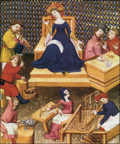 Femme d’affaire au Moyen-âge