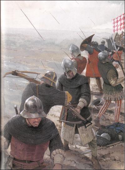 L'armée anglaise à la bataille de Crécy