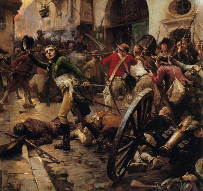 La prise de Cholet pendant la guerre de Vendée