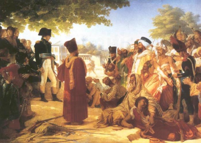 Bonaparte pardonne l'ensemble des habitants du Caire