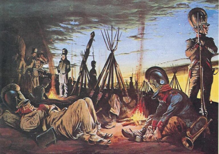 Bivouacs et camps chez les grognards de Napoléon 1er