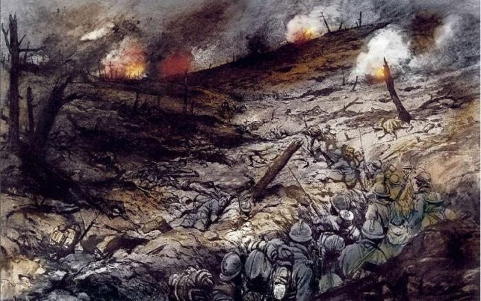Une attaque allemande contre Haucourt avait été repoussée le 4 avril. Une nouvelle tentative se prolongea toute la nuit sur le secteur compris entre Avocourt et Béthincourt