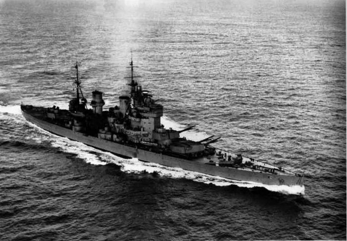 A bord du Bismarck la nuit avant le drame