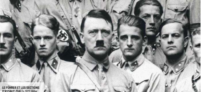 Hitler recruta des voyous armés et les baptisa Sturmabteilung (les S.A.) ou Sections d'assaut
