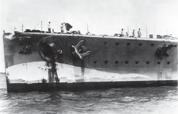 La décision de Langsdorff capitaine du Graf Spee pendant la dernière phase da la bataille du Rio de la Plata